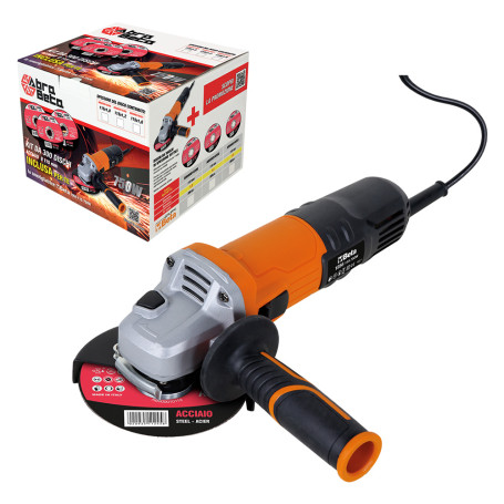 KIT MOLE ABRASIVE INOX/FERRO + SMERIGLIATRICE set 300 pz  diametro  115 x 1