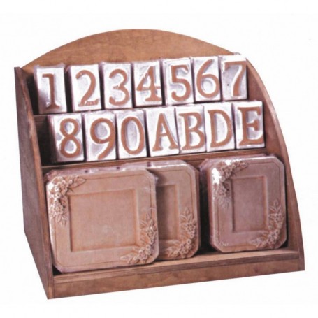 ESPOSITORE NUMERI CIVICI TERRACOTTA CM.8