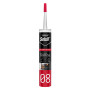 SILICONE ACETICO ALTA TEMPERATURA  SNH  nero ml 300 - (ral 9005)