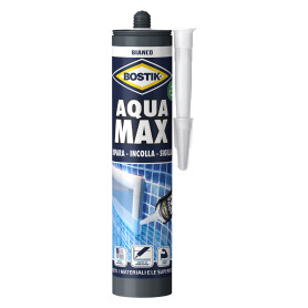 ADESIVO  AQUA MAX  gr. 425 - cartuccia - bianco