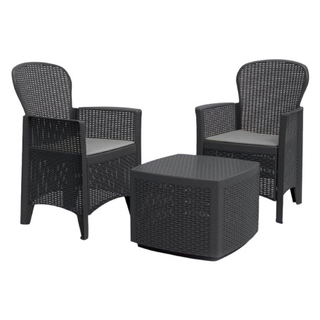 SET DA GIARDINO POLIPROPILENE  TREE  antracite
