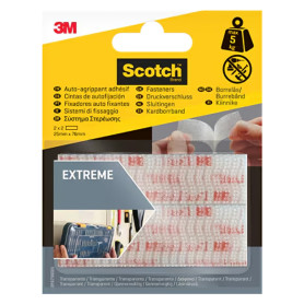 SISTEMA DI FISSAGGIO RICHIUDIBILE  EXTREME  colore trasparente - mm 25 x 76