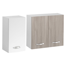 MOBILE PENSILE PER CUCINE COMPONIBILI L.80 x P.32 x H.72. - 2 ante - col. bianco