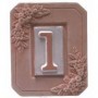 PORTANUMERO IN TERRACOTTA 1 POSTO CM. 13X16