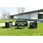 C SET 4 PZ SALOTTO C\DIVANO 3P GRAFITE URBAN TRIO