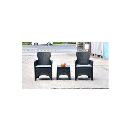 C SET 3 PZ SALOTTINO GRAFITE BALCO NATURA