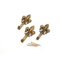 GANCIO P\QUADRO GIGLIO 47 MM BRONZO BL 3 PZ