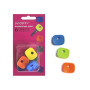 COPRICHIAVE IN PLASTICA COLORI ASSORTITI BL 6 PZ
