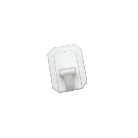 GANCIO ADESIVO GIGANTE PLASTICA BIANCO BL 1 PZ