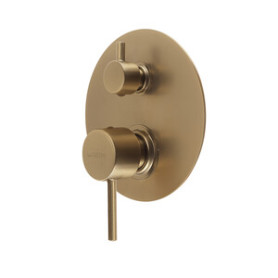 GEDY SERIE GARDA INCASSO DOCCIA C\ DEVIAT ORO MATT