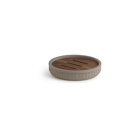 GEDY THEA PORTASAPONE GRIGIO\NATURALE SCURO