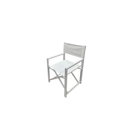 C SEDIA REGISTA IN ALLUMINIO ALU STAGE BIANCO
