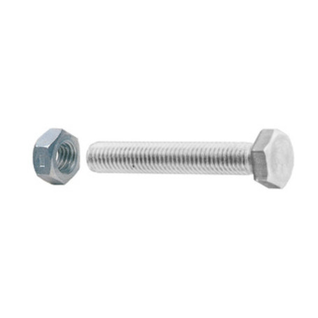 SC VITI A METALLO TESTA ESAG 10X 50 ZINC C\DADO  4PZ