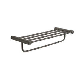 GEDY ANDE GUN METAL PORTASALVIETTE DOPPIO H 12