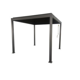 C PERGOLA BIOCLIMATICA 3X3 ALU STEEL GRIGIO
