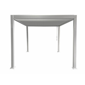 C PERGOLA BIOCLIMATICA 3X3 ALU STEEL BIANCO
