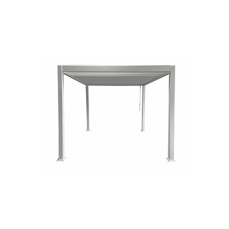 C PERGOLA BIOCLIMATICA 3X3 ALU STEEL BIANCO