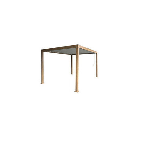 C PERGOLA BIOCLIMATICA 3X4 ALU STEEL EFFETTO LEGNO