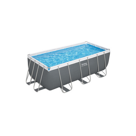 PISCINA POWER STEEL C\TELAIO E ACCES 412X201X122 56457