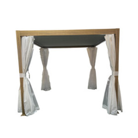 C TELO LATERALE P\PERGOLA BIOCLIMAT 3X3 BIANCO 4PZ