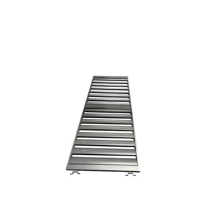C PANNELLO LATERALE P\PERGOLA LAMELLE ALU 93X235H GRIGIO
