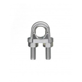 MORSETTO A CAVALLOTTO INOX AISI 316 D 8 MM
