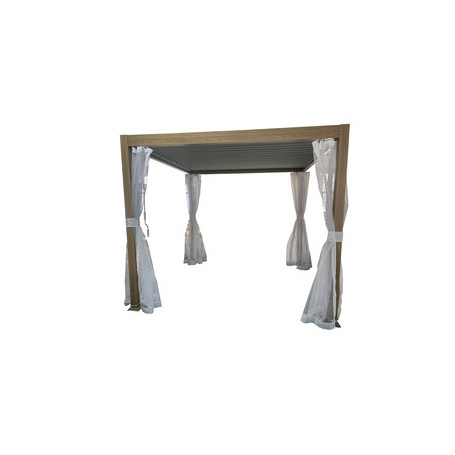 C ZANZARIERA P\PERGOLA BIOCLIMAT 3X4 BIANCO 4PZ