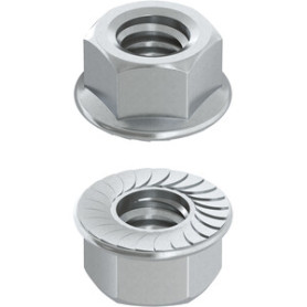 DADO ESAGONALE FLANGIATO DENTELLATO M 12
