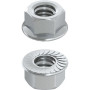 DADO ESAGONALE FLANGIATO DENTELLATO M 12