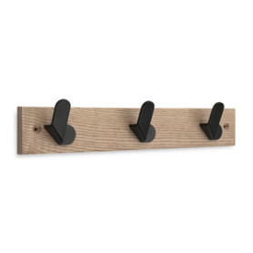 APPENDIABITI IN LEGNO  INOFIX 3 POSTI NERO