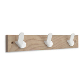 APPENDIABITI IN LEGNO INOFIX 3 POSTI BIANCO