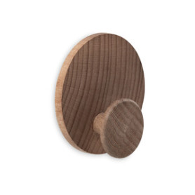 GANCIO ADESIVO IN LEGNO INOFIX MARRONE