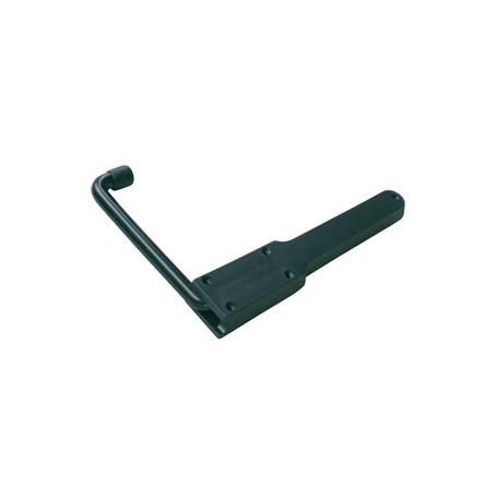 FERMA PERSIANE C\MOLLA INOX 120 MM NERO