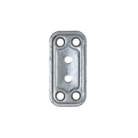 C PIASTRA DIRITTA ACCIAIO ZINCATO 30X60 MM