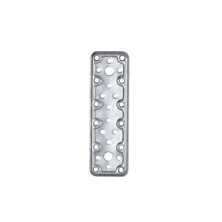C PIASTRA DIRITTA ACCIAIO ZINCATO 50X80 MM