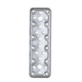 C PIASTRA DIRITTA ACCIAIO ZINCATO 50X120 MM