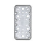 C PIASTRA DIRITTA ACCIAIO ZINCATO 90X180 MM