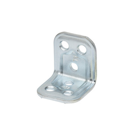 C PIASTRA ANGOLARE ACCIAIO ZINCATO 30X30X30 MM