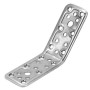 C PIASTRA ANGOLARE 135 ACCIAO ZINCATO 40X80X80 MM