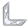 C PIASTRA A L ACCIAIO ZINCATO 30X120X83 MM