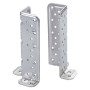 C PIASTRA SUPP PILASTRO ACC ZINCATO 31X115X31 MM