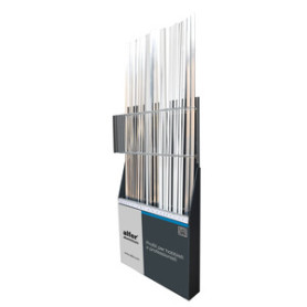 ESPOSITORE PROFILI ALLUMINIO 210 PZ ARGENTO