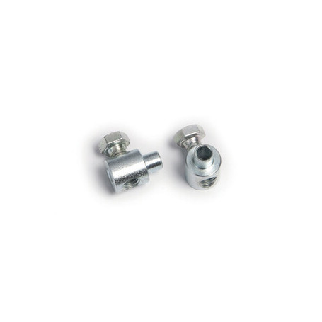 MORSETTO 1 VITE LATERALE FORO 4 MM CF 4 PZ