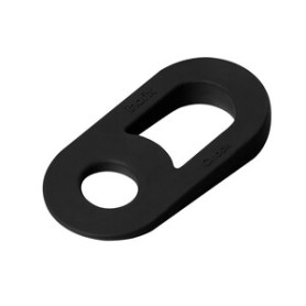 FERMAPORTA IN GOMMA INOFIX CHOCK NERO