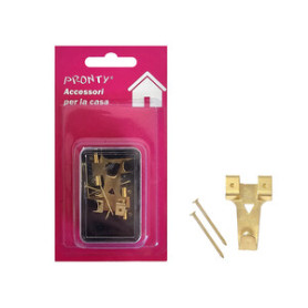 GANCIO P\QUADRO X N.0 ACC OTT C\SPILLO CF 10PZ