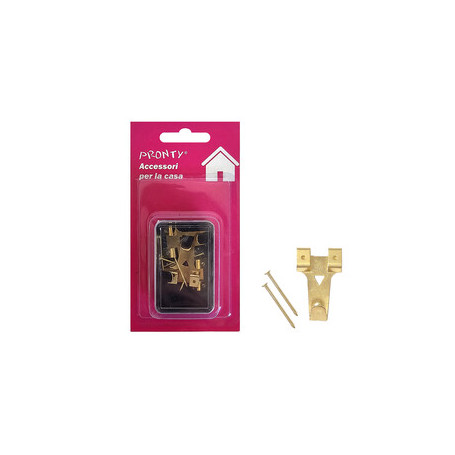 GANCIO P\QUADRO X N.0 ACC OTT C\SPILLO CF 10PZ
