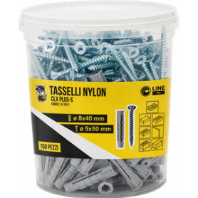 C BARATTOLO 150 TASSELLI NYLON CLX PLUS-S 8X40 C\V