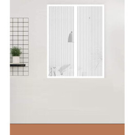 ZANZARIERA MAGNETICA P\FINESTRA 120X160CM BIANCO