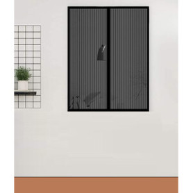 ZANZARIERA MAGNETICA P\FINESTRA 120X160CM NERO