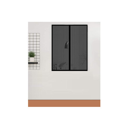 ZANZARIERA MAGNETICA P\FINESTRA 120X160CM NERO